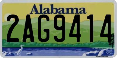 AL license plate 2AG9414