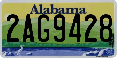 AL license plate 2AG9428