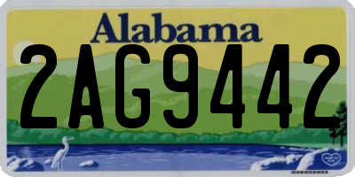 AL license plate 2AG9442