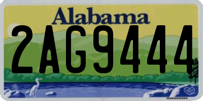 AL license plate 2AG9444
