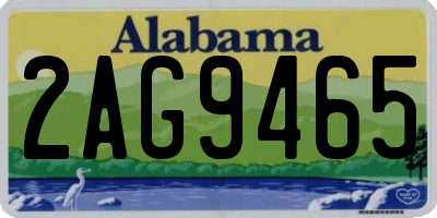 AL license plate 2AG9465
