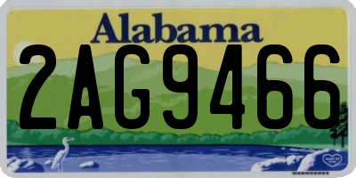 AL license plate 2AG9466