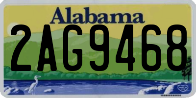 AL license plate 2AG9468
