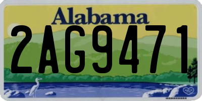 AL license plate 2AG9471
