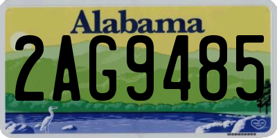 AL license plate 2AG9485