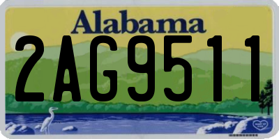 AL license plate 2AG9511