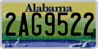 AL license plate 2AG9522