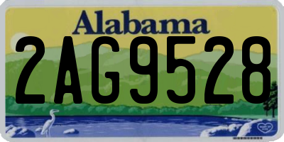 AL license plate 2AG9528