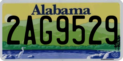 AL license plate 2AG9529
