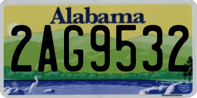 AL license plate 2AG9532