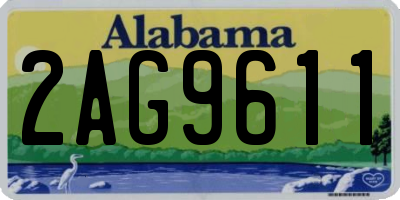 AL license plate 2AG9611