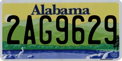 AL license plate 2AG9629