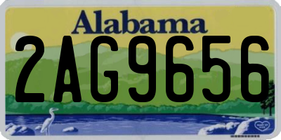 AL license plate 2AG9656