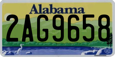 AL license plate 2AG9658