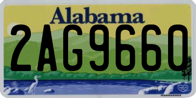 AL license plate 2AG9660