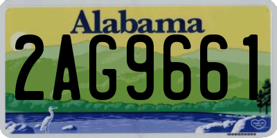 AL license plate 2AG9661