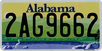AL license plate 2AG9662