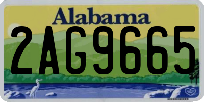 AL license plate 2AG9665