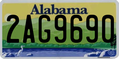 AL license plate 2AG9690