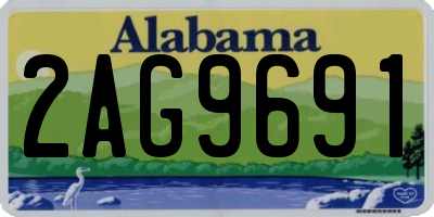 AL license plate 2AG9691