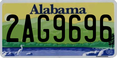 AL license plate 2AG9696