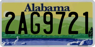 AL license plate 2AG9721