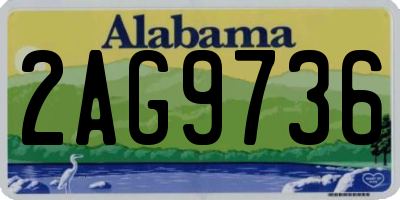 AL license plate 2AG9736