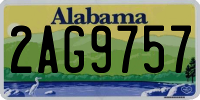 AL license plate 2AG9757