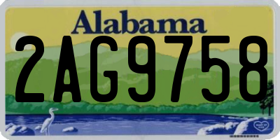 AL license plate 2AG9758