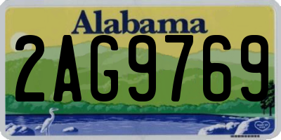 AL license plate 2AG9769