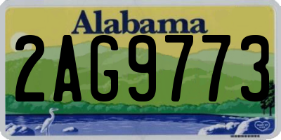 AL license plate 2AG9773