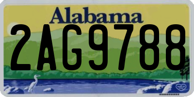 AL license plate 2AG9788