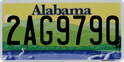 AL license plate 2AG9790