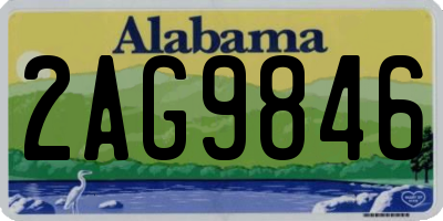 AL license plate 2AG9846