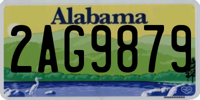 AL license plate 2AG9879