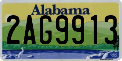 AL license plate 2AG9913