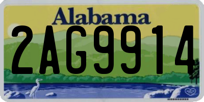 AL license plate 2AG9914