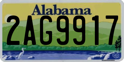 AL license plate 2AG9917