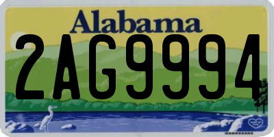 AL license plate 2AG9994