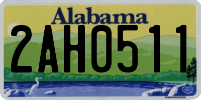 AL license plate 2AH0511