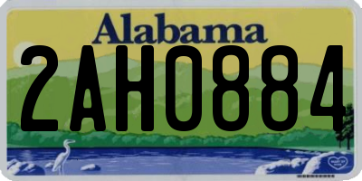 AL license plate 2AH0884