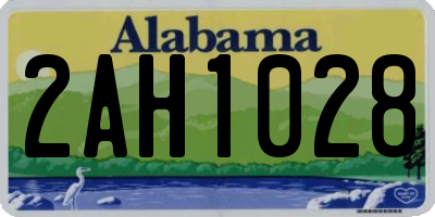 AL license plate 2AH1028