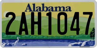 AL license plate 2AH1047