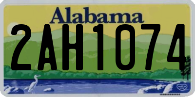 AL license plate 2AH1074