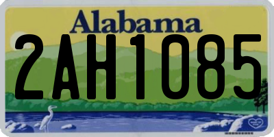 AL license plate 2AH1085