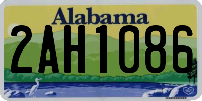 AL license plate 2AH1086