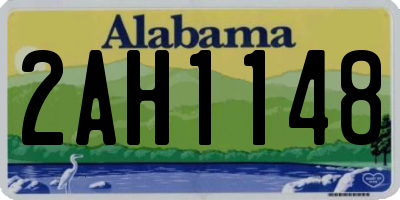 AL license plate 2AH1148