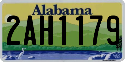 AL license plate 2AH1179