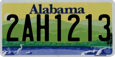 AL license plate 2AH1213