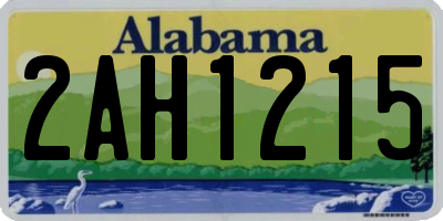 AL license plate 2AH1215